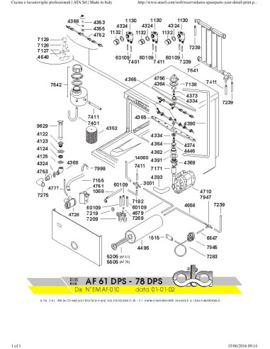 Pièces détachées ATA AF61DPS Annee 2002 