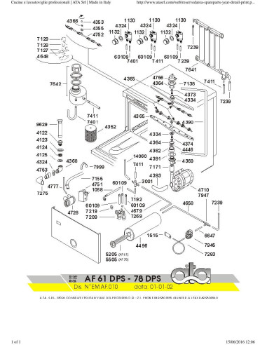 Pièces détachées ATA AF61DPS Annee 2003 