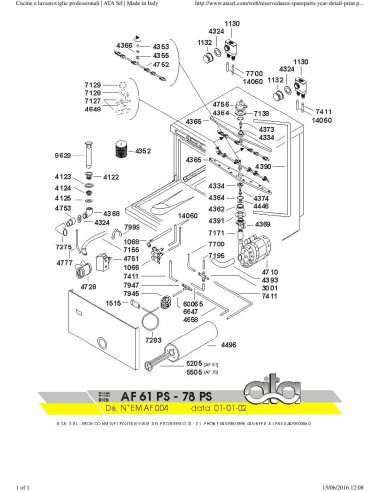 Pièces détachées ATA AF61PS Annee 2003 