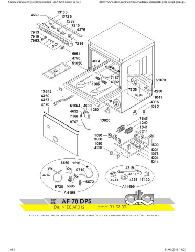 Pièces détachées ATA AF78DPS Annee 2001 