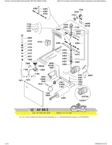 Pièces détachées ATA AF88E Annee 2004 