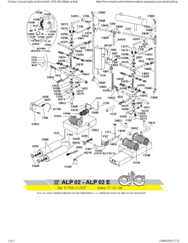 Pièces détachées ATA ALP02E Annee 2004 