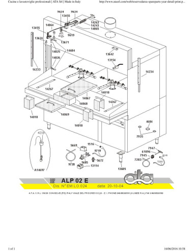 Pièces détachées ATA ALP02E Annee 2005 