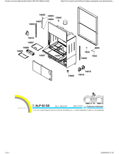 Pièces détachées ATA ALP02GS Annee 2014 