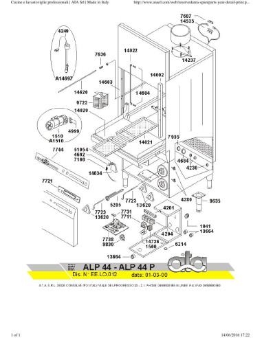 Pièces détachées ATA ALP44P Annee 2001 