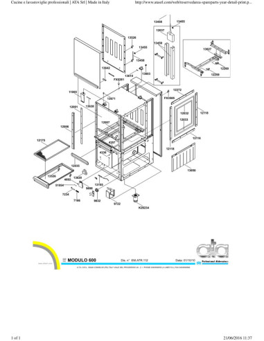 Pièces détachées ATA ATR130ED Annee 2014 