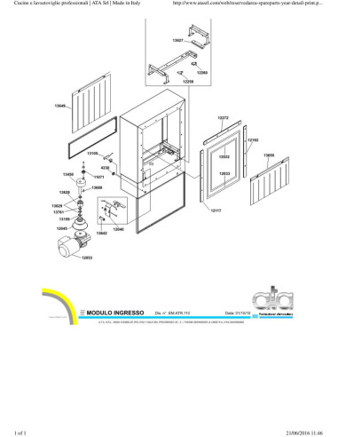 Pièces détachées ATA ATR160AES Annee 2014 