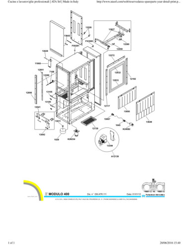 Pièces détachées ATA ATR210A Annee 2011 