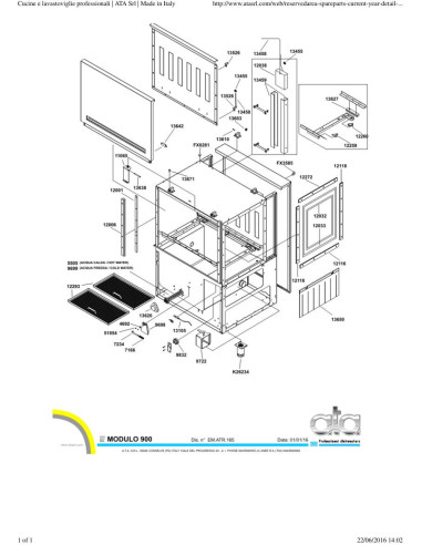 Pièces détachées ATA ATR2700ED Annee 2016 