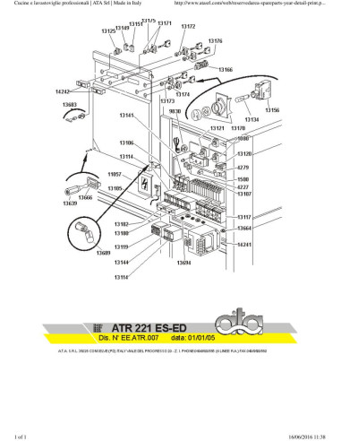 Pièces détachées ATA ATR221 Annee 2005 