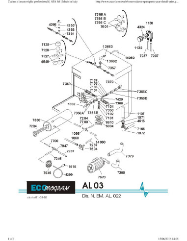 Pièces détachées ATA AL03 Annee 2003 