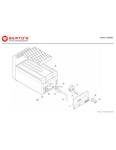 Pièces détachées BERTOS E6BM6B Annee 0 