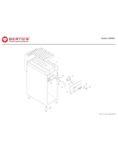 Pièces détachées BERTOS E6BM6M Annee 0 