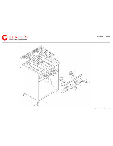 Pièces détachées BERTOS E7BM4M Annee 0 