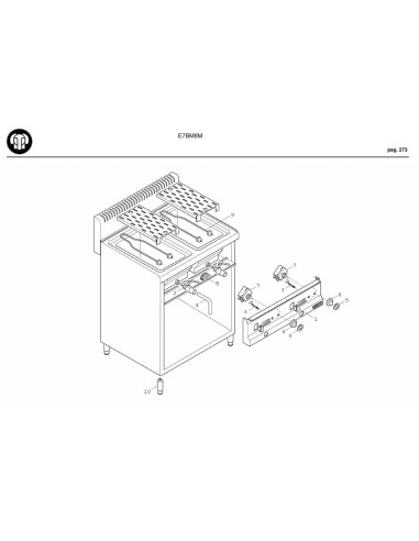 Pièces détachées BERTOS E7BM8M Annee 2009 