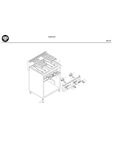 Pièces détachées BERTOS E9BM8M Annee 2009 