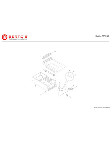 Pièces détachées BERTOS SE7BM4B Annee 0 