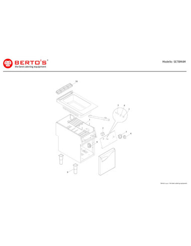 Pièces détachées BERTOS SE7BM4M Annee 0 