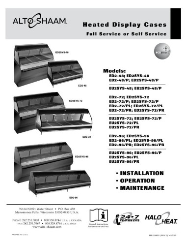 Pièces détachées ALTO-SHAAM ED2SYS-48-p - ALTO-SHAAM ED2SYS-48-p - Alto-Shaam