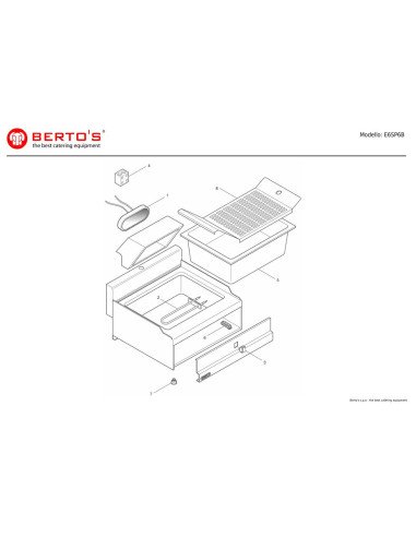 Pièces détachées BERTOS E6SP6B Annee 0 