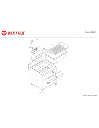 Pièces détachées BERTOS E6SP6M Annee 0 