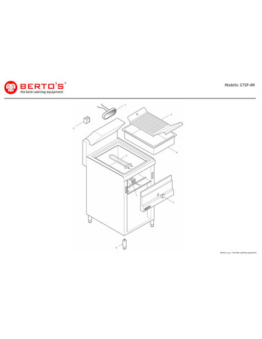 Pièces détachées BERTOS E7SP-4M Annee 0 