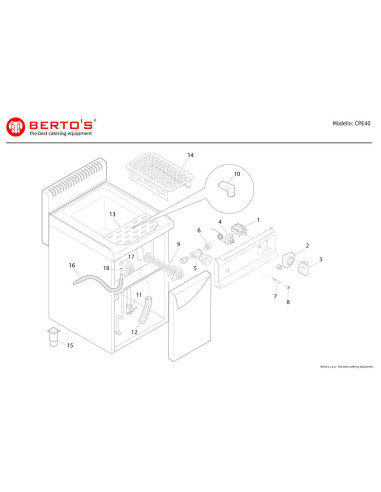 Pièces détachées BERTOS CPE40 Annee 0 