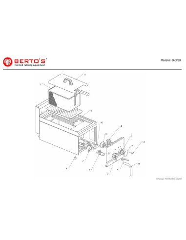 Pièces détachées BERTOS E6CP3B Annee 0 
