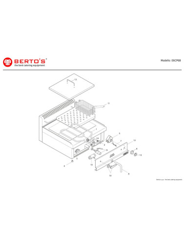 Pièces détachées BERTOS E6CP6B Annee 0 