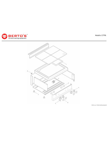 Pièces détachées BERTOS E7TPB Annee 0 