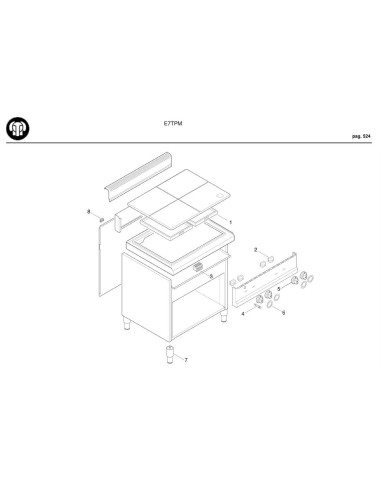 Pièces détachées BERTOS E7TPM Annee 2009 