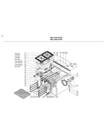 Pièces détachées BERTOS G6S-FCGN Annee 2002 