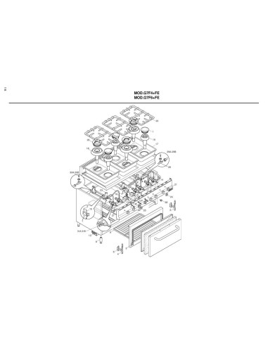 Pièces détachées BERTOS G7F6-FE Annee 2002 