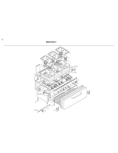 Pièces détachées BERTOS G7F6-T Annee 2002 