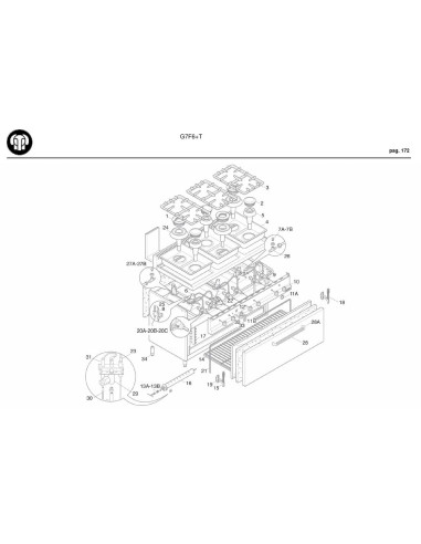 Pièces détachées BERTOS G7F6-T Annee 2009 