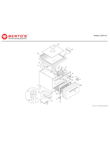 Pièces détachées BERTOS G9TP-FG Annee 0 