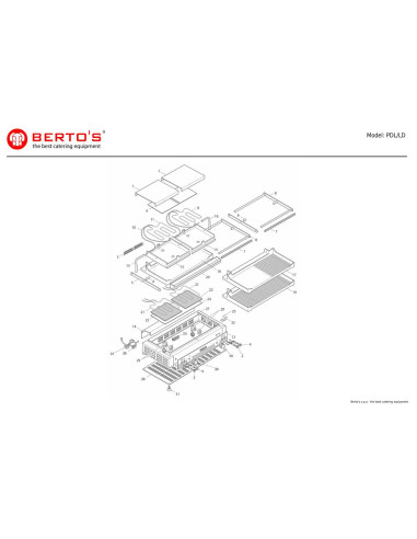 Pièces détachées BERTOS PDL-LD Annee 0 