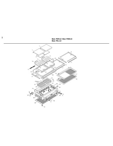 Pièces détachées BERTOS PDL-LD Annee 2002 