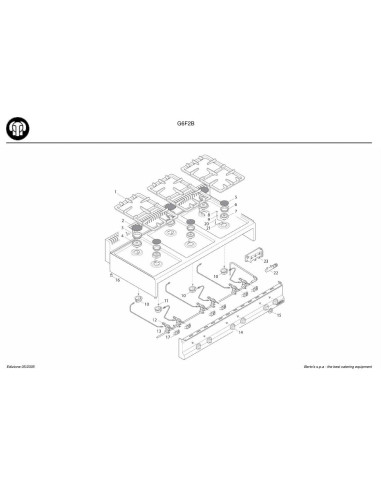 Pièces détachées BERTOS G6F2B Annee 2005 