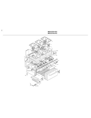 Pièces détachées BERTOS G7F4-FG1 Annee 2002 