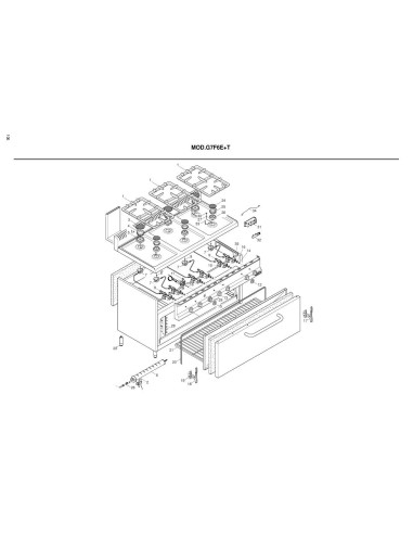 Pièces détachées BERTOS G7F6E-T Annee 2002 