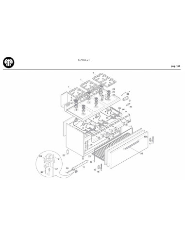 Pièces détachées BERTOS G7F6E-T Annee 2009 