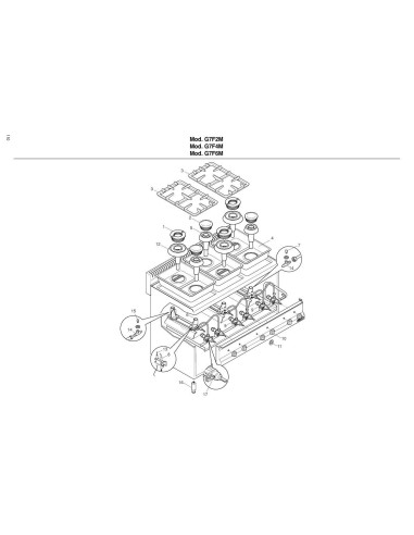 Pièces détachées BERTOS G7F6M Annee 2002 