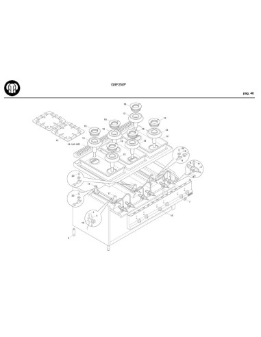 Pièces détachées BERTOS G9F2MP Annee 2009 