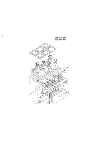 Pièces détachées BERTOS G9F4-FG1 Annee 2002 