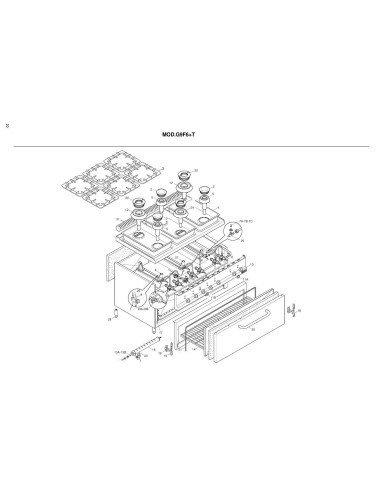 Pièces détachées BERTOS G9F6-T Annee 2002 