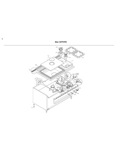 Pièces détachées BERTOS G9TP2FM Annee 2002 