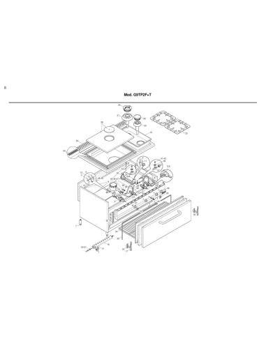 Pièces détachées BERTOS G9TP2F-T Annee 2002 