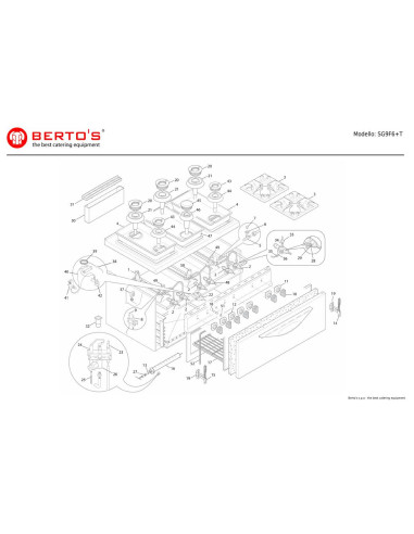 Pièces détachées BERTOS SG9F6-T Annee 0 