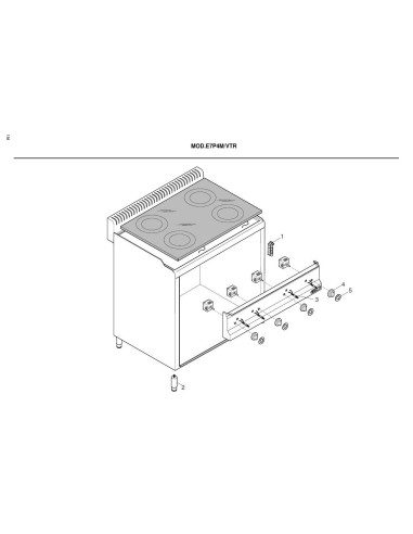 Pièces détachées BERTOS E7P4M-VTR Annee 2002 